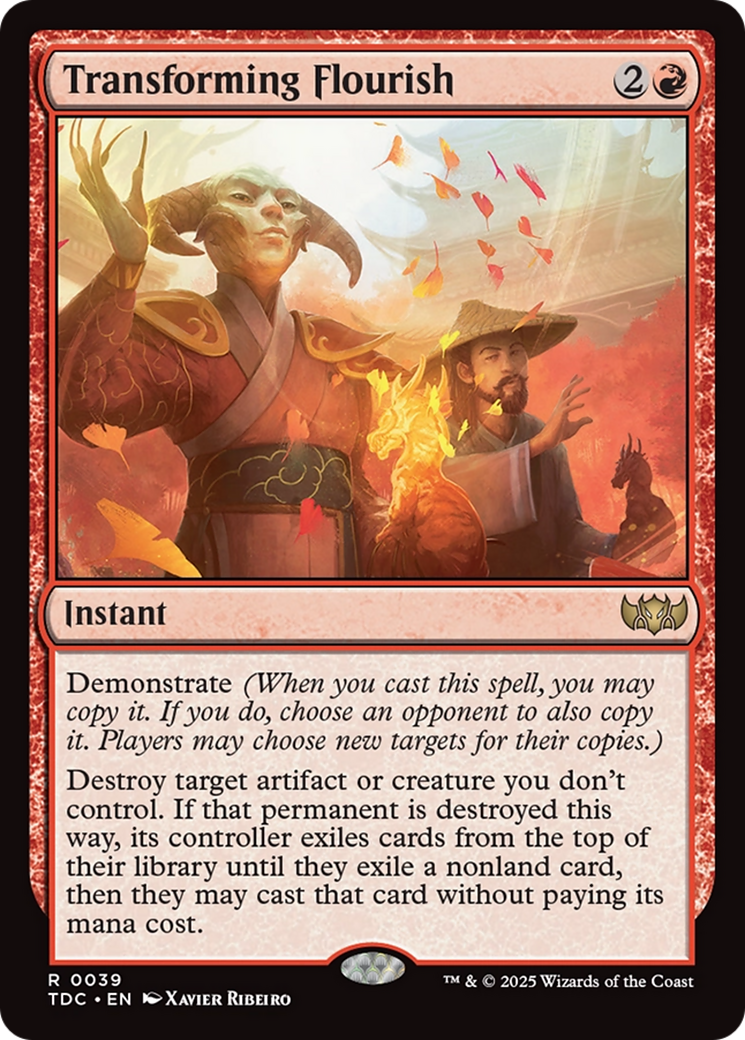 Transforming Flourish [Tarkir: Dragonstorm Commander] | Exor Games Truro