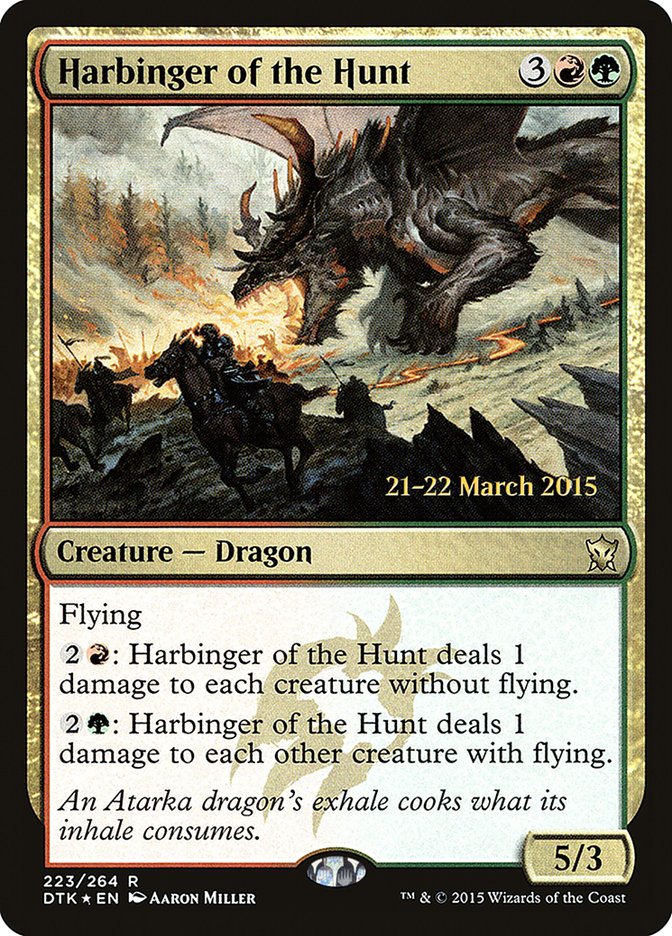 Harbinger of the Hunt [Dragons of Tarkir Prerelease Promos] | Exor Games Truro