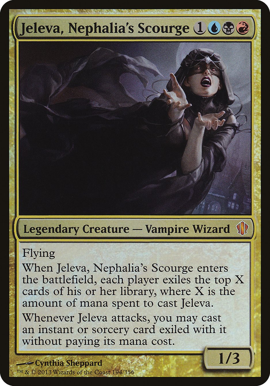 Jeleva, Nephalia's Scourge (Oversized) [Commander 2013 Oversized] | Exor Games Truro