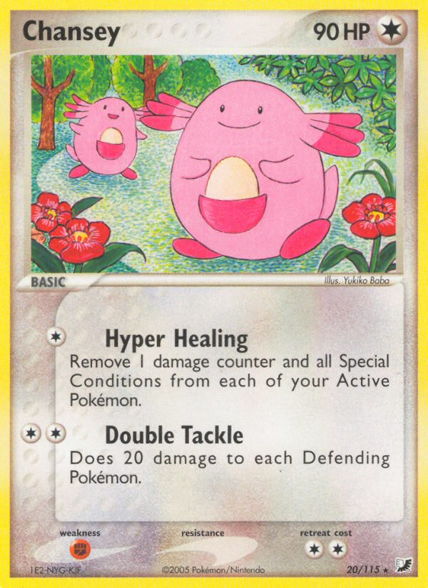Chansey (20/115) [EX: Unseen Forces] | Exor Games Truro