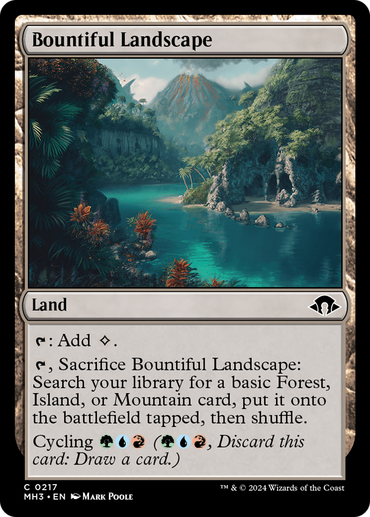 Bountiful Landscape [Modern Horizons 3] | Exor Games Truro