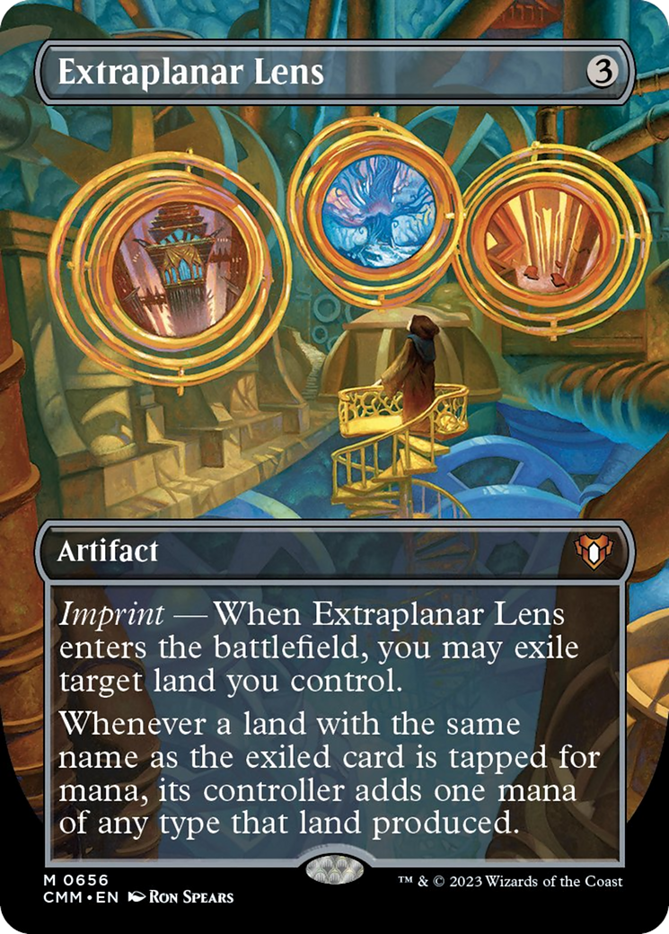 Extraplanar Lens (Borderless Alternate Art) [Commander Masters] | Exor Games Truro