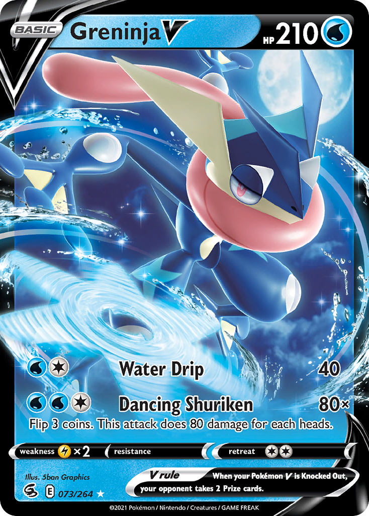 Greninja V (073/264) (Intro Deck) [Sword & Shield: Fusion Strike] | Exor Games Truro