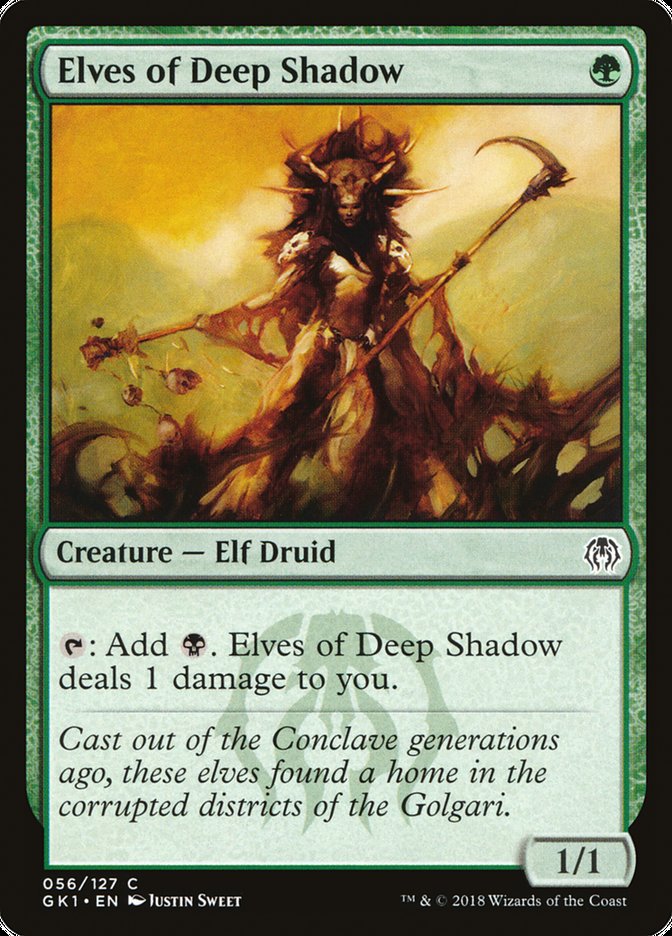 Elves of Deep Shadow [Guilds of Ravnica Guild Kit] | Exor Games Truro