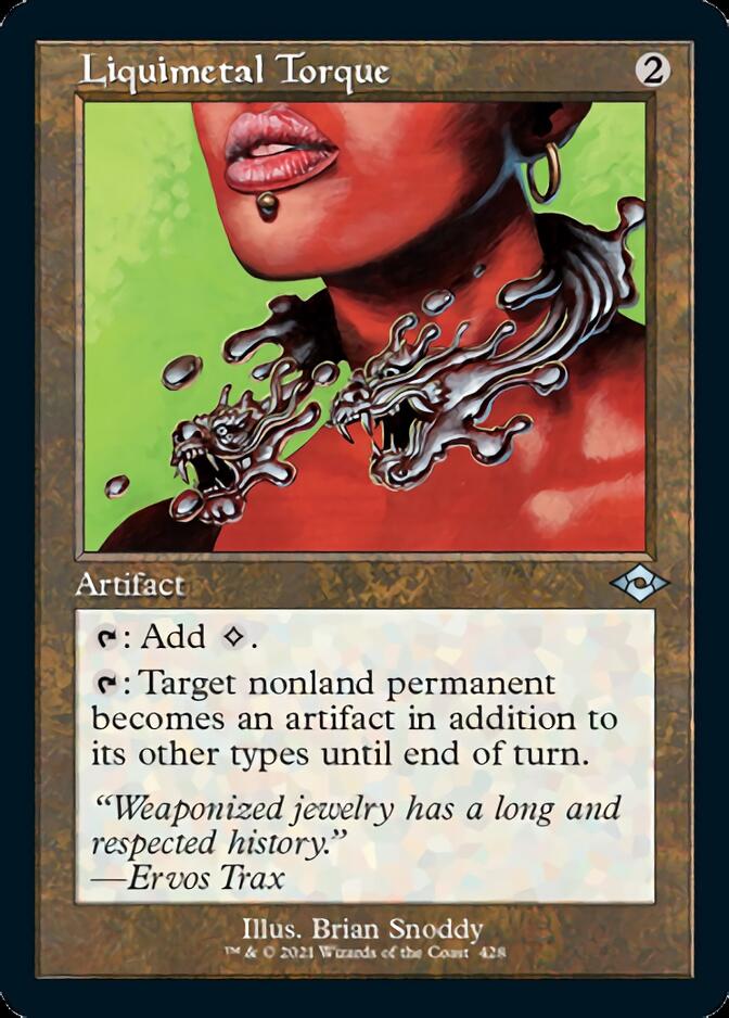 Liquimetal Torque (Retro Foil Etched) [Modern Horizons 2] | Exor Games Truro
