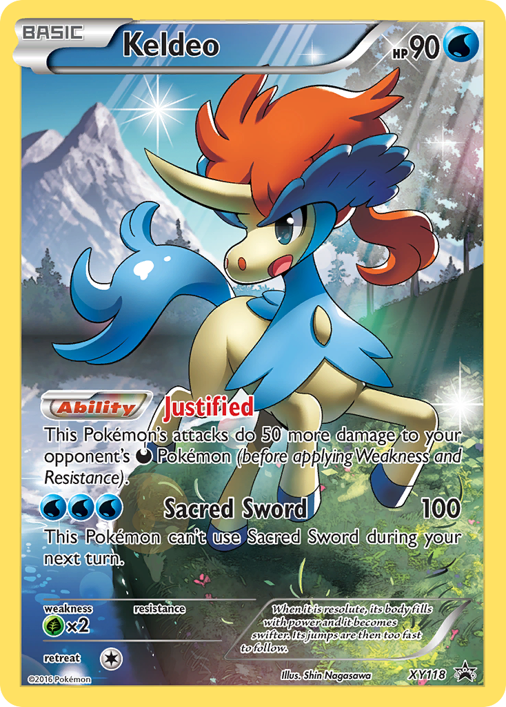 Keldeo (XY118) [XY: Black Star Promos] | Exor Games Truro