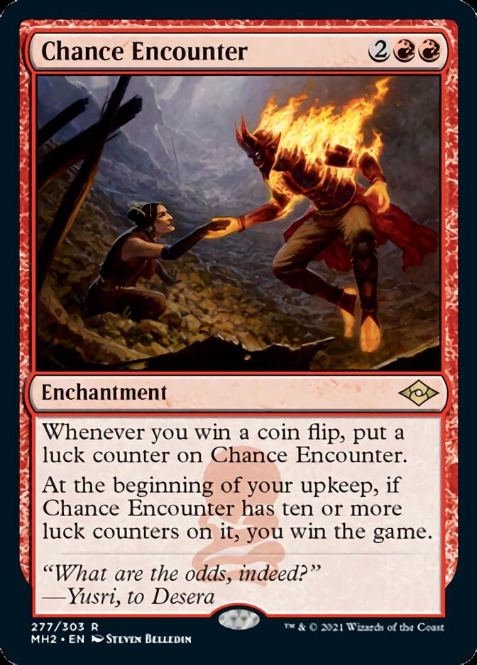 Chance Encounter (Foil Etched) [Modern Horizons] | Exor Games Truro