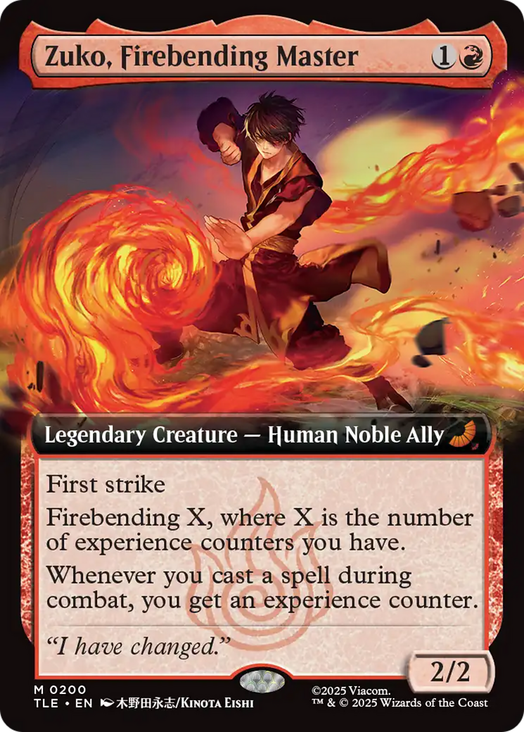 Zuko, Firebending Master (Extended Art) [Avatar: The Last Airbender: Eternal-Legal] | Exor Games Truro