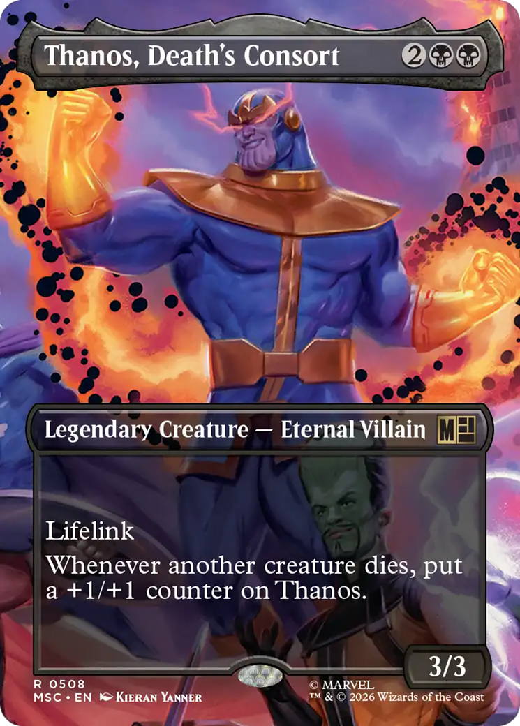 Thanos, Death's Consort (Extended Art) [Marvel Super Heroes Commander] | Exor Games Truro