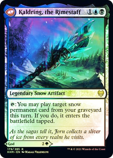 Jorn, God of Winter // Kaldring, the Rimestaff [Kaldheim Prerelease Promos] | Exor Games Truro