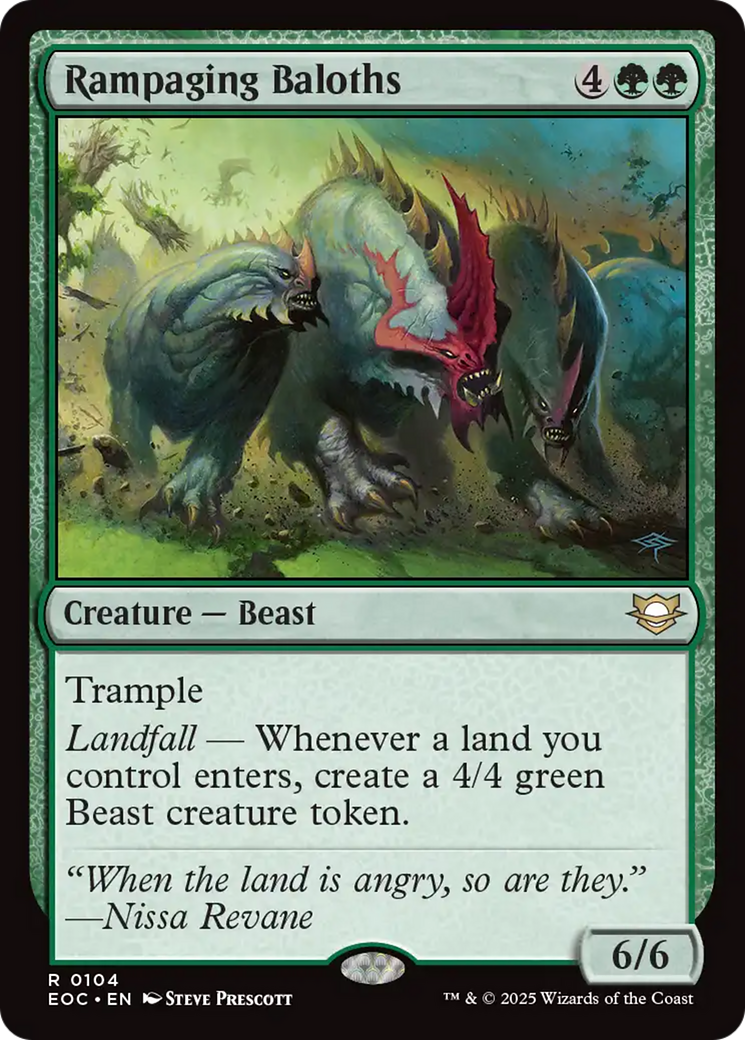Rampaging Baloths [Edge of Eternities Commander] | Exor Games Truro