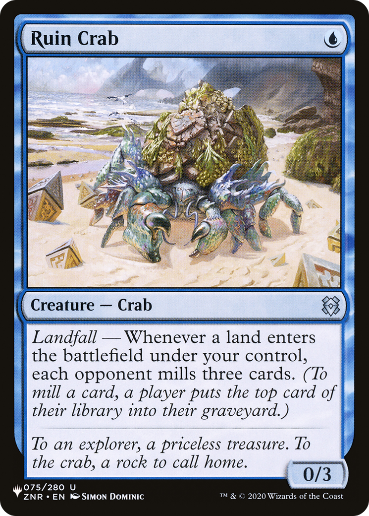 Ruin Crab [The List Reprints] | Exor Games Truro