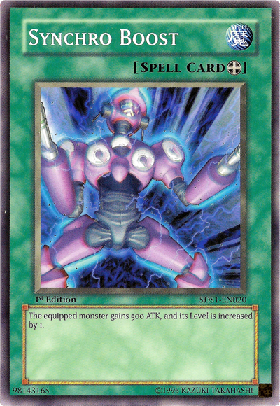 Synchro Boost [5DS1-EN020] Common | Exor Games Truro