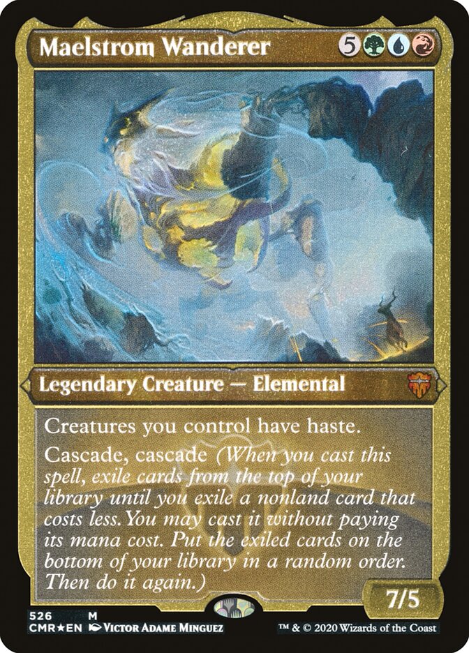 Maelstrom Wanderer (Etched) [Commander Legends] | Exor Games Truro