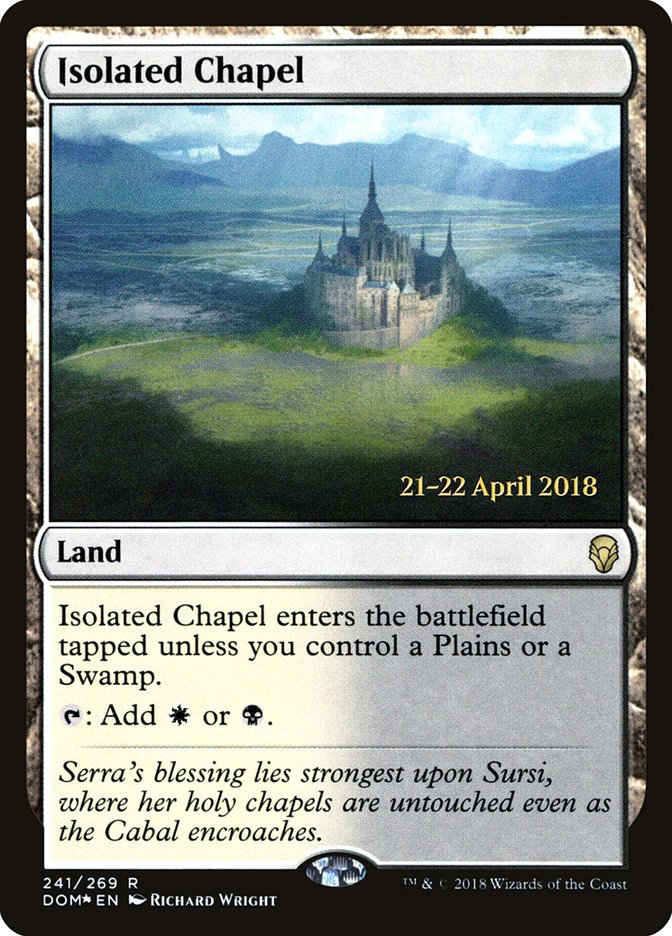 Isolated Chapel [Dominaria Prerelease Promos] | Exor Games Truro