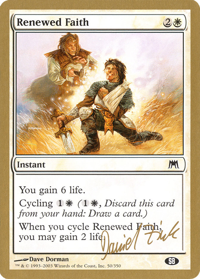 Renewed Faith (Daniel Zink) (SB) [World Championship Decks 2003] | Exor Games Truro