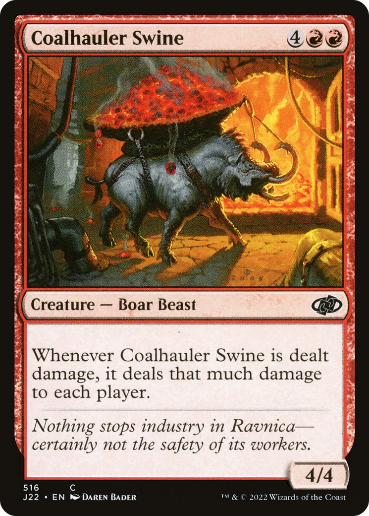 Coalhauler Swine [Jumpstart 2022] | Exor Games Truro