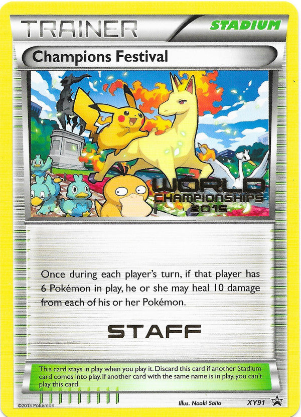 Champions Festival (XY91) (2015 Quarter Finalist) [XY: Black Star Promos] | Exor Games Truro