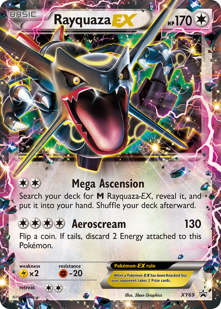 Rayquaza EX (XY69) (Shiny) [XY: Black Star Promos] | Exor Games Truro