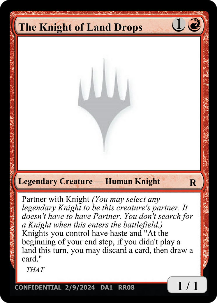The Knight of Land Drops [Unknown Event] | Exor Games Truro