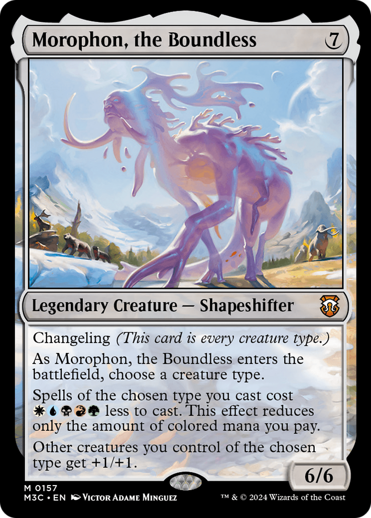 Morophon, the Boundless (Ripple Foil) [Modern Horizons 3 Commander] | Exor Games Truro