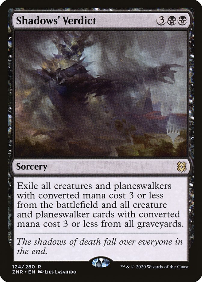Shadows' Verdict (Promo Pack) [Zendikar Rising Promos] | Exor Games Truro