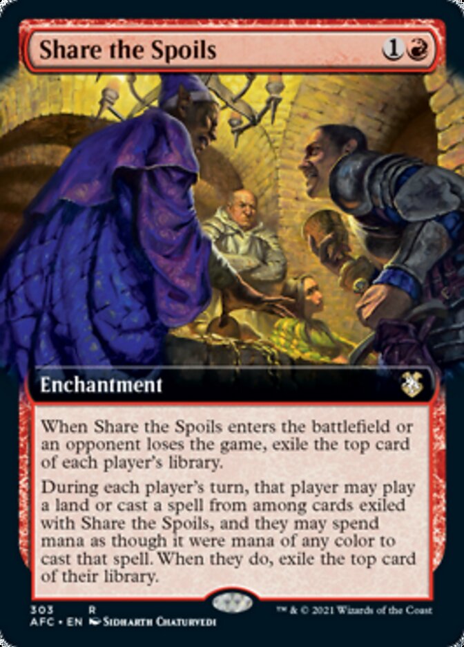 Share the Spoils (Extended Art) [Dungeons & Dragons: Adventures in the Forgotten Realms Commander] | Exor Games Truro
