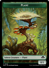 Plant (Ripple Foil) // Zombie Double-Sided Token [Modern Horizons 3 Tokens] | Exor Games Truro