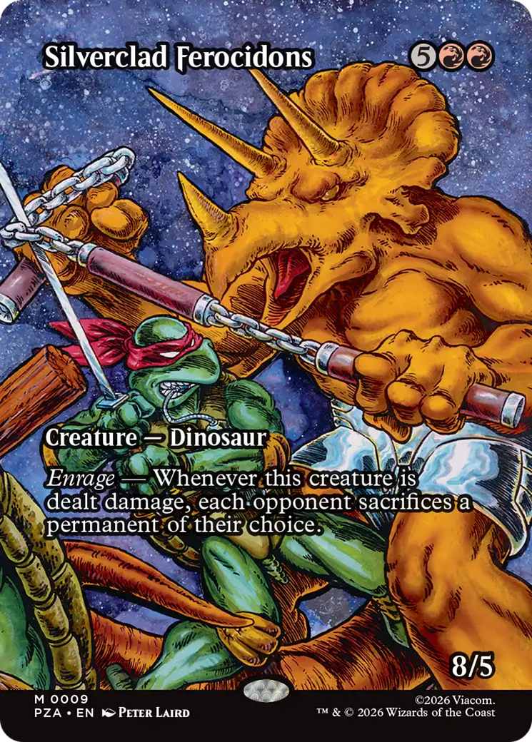 Silverclad Ferocidons (Borderless) [Teenage Mutant Ninja Turtles Eternal-Legal] | Exor Games Truro