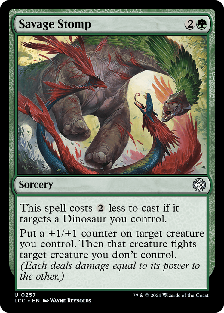Savage Stomp [The Lost Caverns of Ixalan Commander] | Exor Games Truro