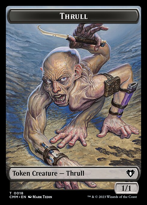 Servo // Thrull Double-Sided Token [Commander Masters Tokens] | Exor Games Truro