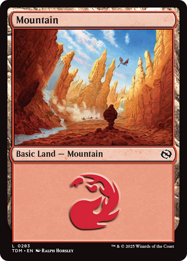 Mountain (0283) [Tarkir: Dragonstorm] | Exor Games Truro