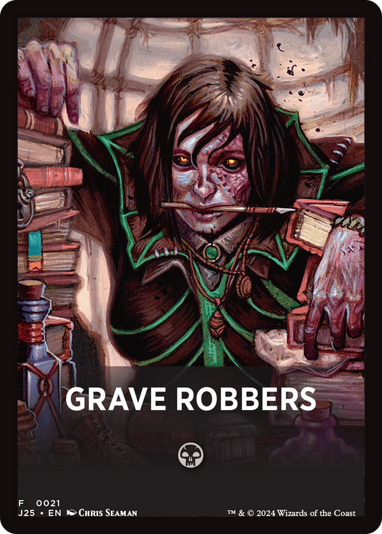 Grave Robbers Theme Card [Foundations Jumpstart Front Cards] | Exor Games Truro