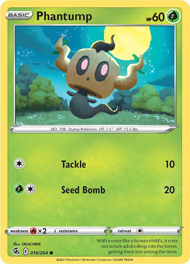 Phantump (016/264) [Sword & Shield: Fusion Strike] | Exor Games Truro