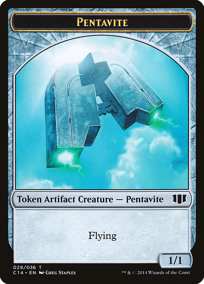 Myr // Pentavite Double-Sided Token [Commander 2014 Tokens] | Exor Games Truro