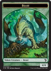 Beast (013) // Plant Double-Sided Token [Commander 2018 Tokens] | Exor Games Truro