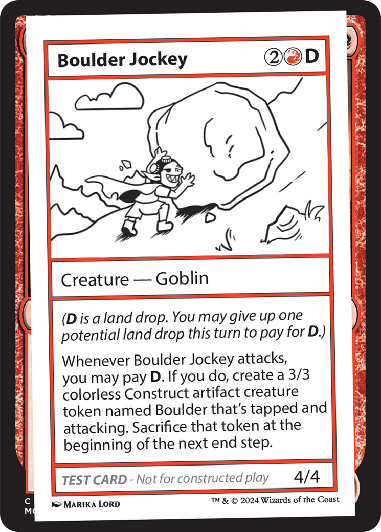 Boulder Jockey [Mystery Booster 2 Playtest Cards] | Exor Games Truro