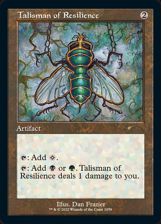 Talisman of Resilience (Foil Etched) [Secret Lair Drop Series] | Exor Games Truro