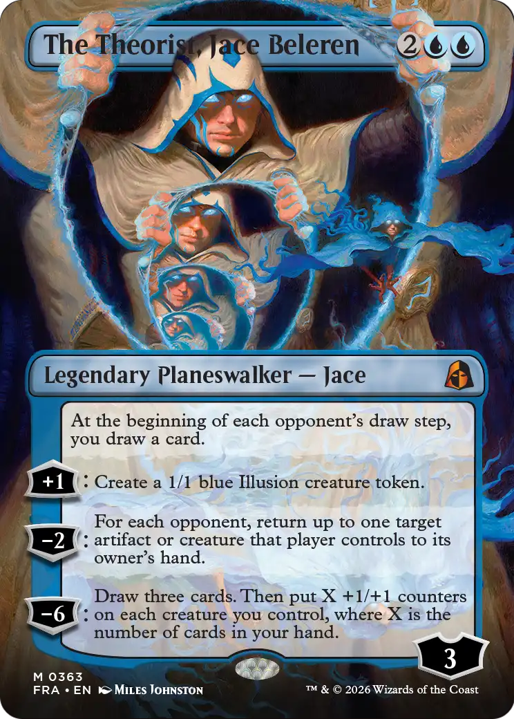 The Theorist, Jace Beleren (Borderless) (0363) [Reality Fracture] | Exor Games Truro