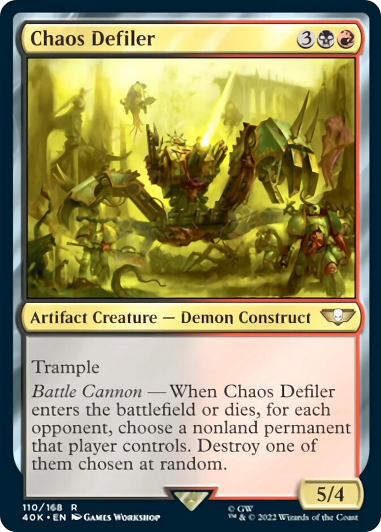 Chaos Defiler (Surge Foil) [Warhammer 40,000] | Exor Games Truro