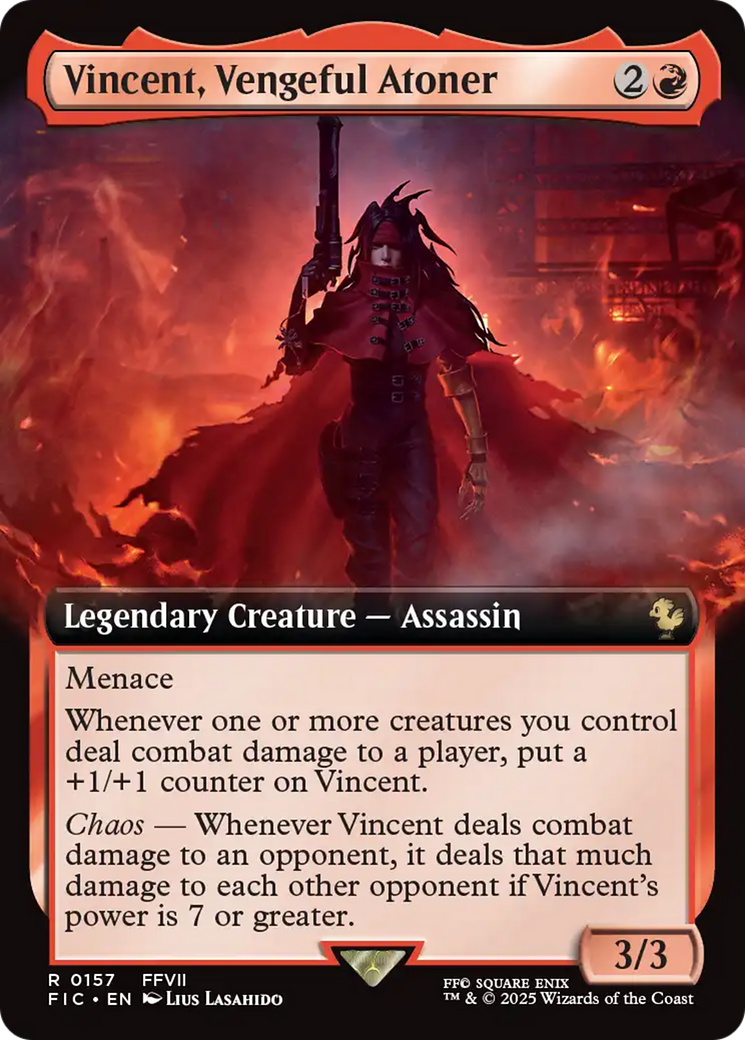 Vincent, Vengeful Atoner (Extended Art) [FINAL FANTASY Commander] | Exor Games Truro
