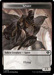 Spirit (0039) // Spider Double-Sided Token [Commander Masters Tokens] | Exor Games Truro