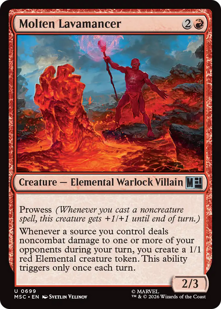 Molten Lavamancer [Marvel Super Heroes Commander] | Exor Games Truro