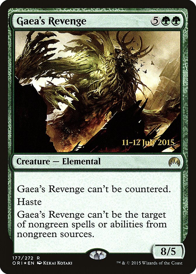 Gaea's Revenge [Magic Origins Prerelease Promos] | Exor Games Truro