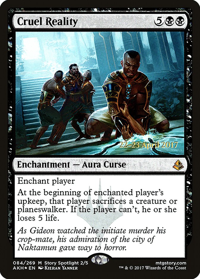 Cruel Reality [Amonkhet Prerelease Promos] | Exor Games Truro