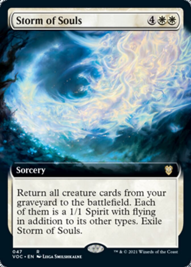 Storm of Souls (Extended Art) [Innistrad: Crimson Vow Commander] | Exor Games Truro