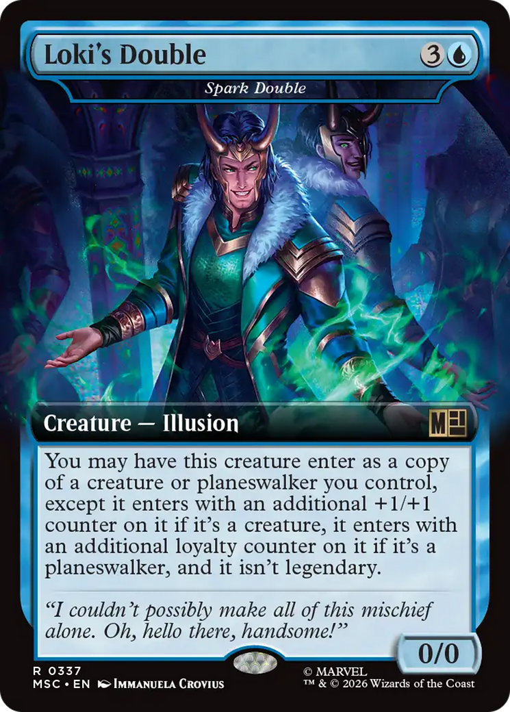 Loki's Double - Spark Double (Extended Art) [Marvel Super Heroes Commander] | Exor Games Truro