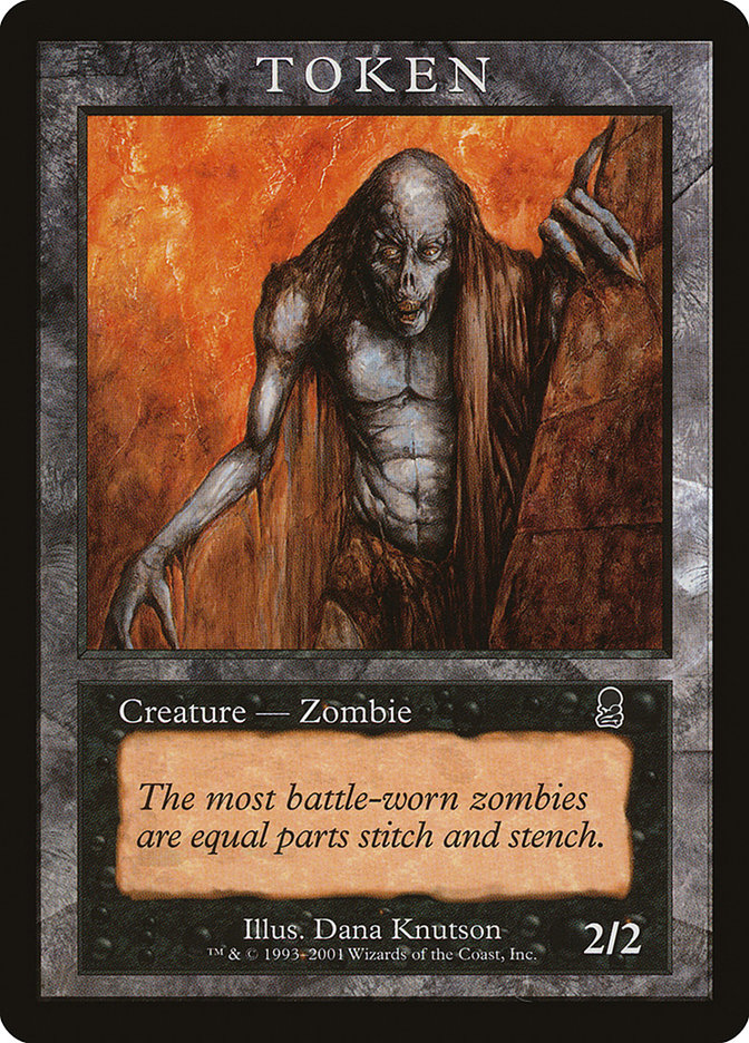 Zombie Token [Magic Player Rewards 2002] | Exor Games Truro