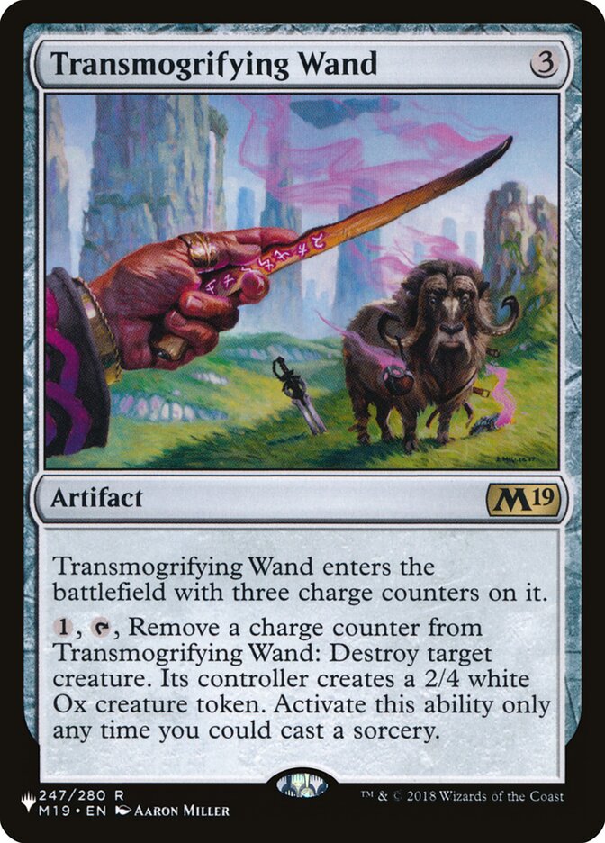 Transmogrifying Wand [The List] | Exor Games Truro