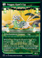 The Dragon-Kami Reborn // Dragon-Kami's Egg (Showcase Soft Glow) [Kamigawa: Neon Dynasty] | Exor Games Truro